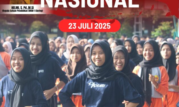 Peringatan Hari Anak Nasional 2025 di SMAN 1 Cluring